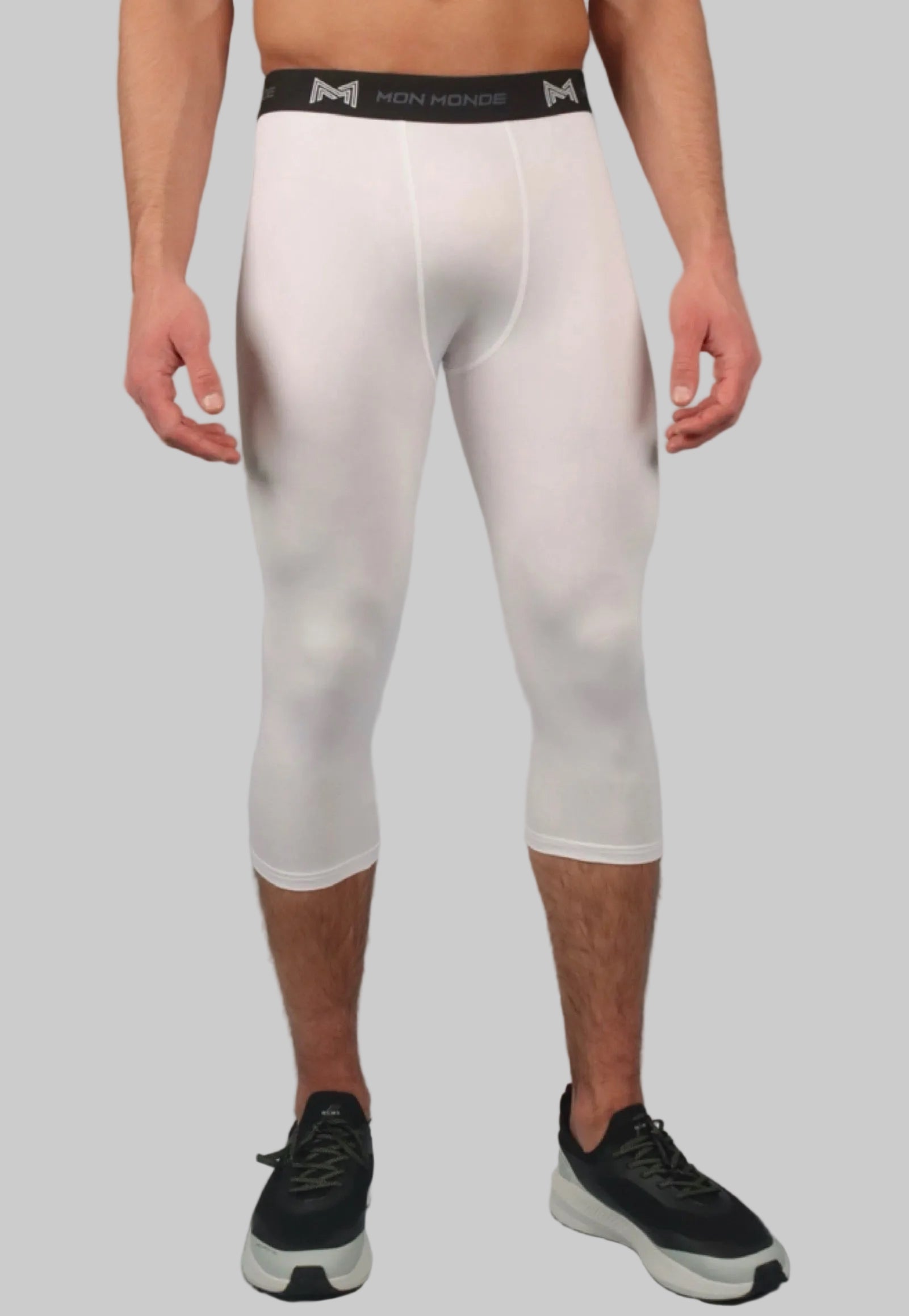 Dual Legs 3/4 Compression Leggings
