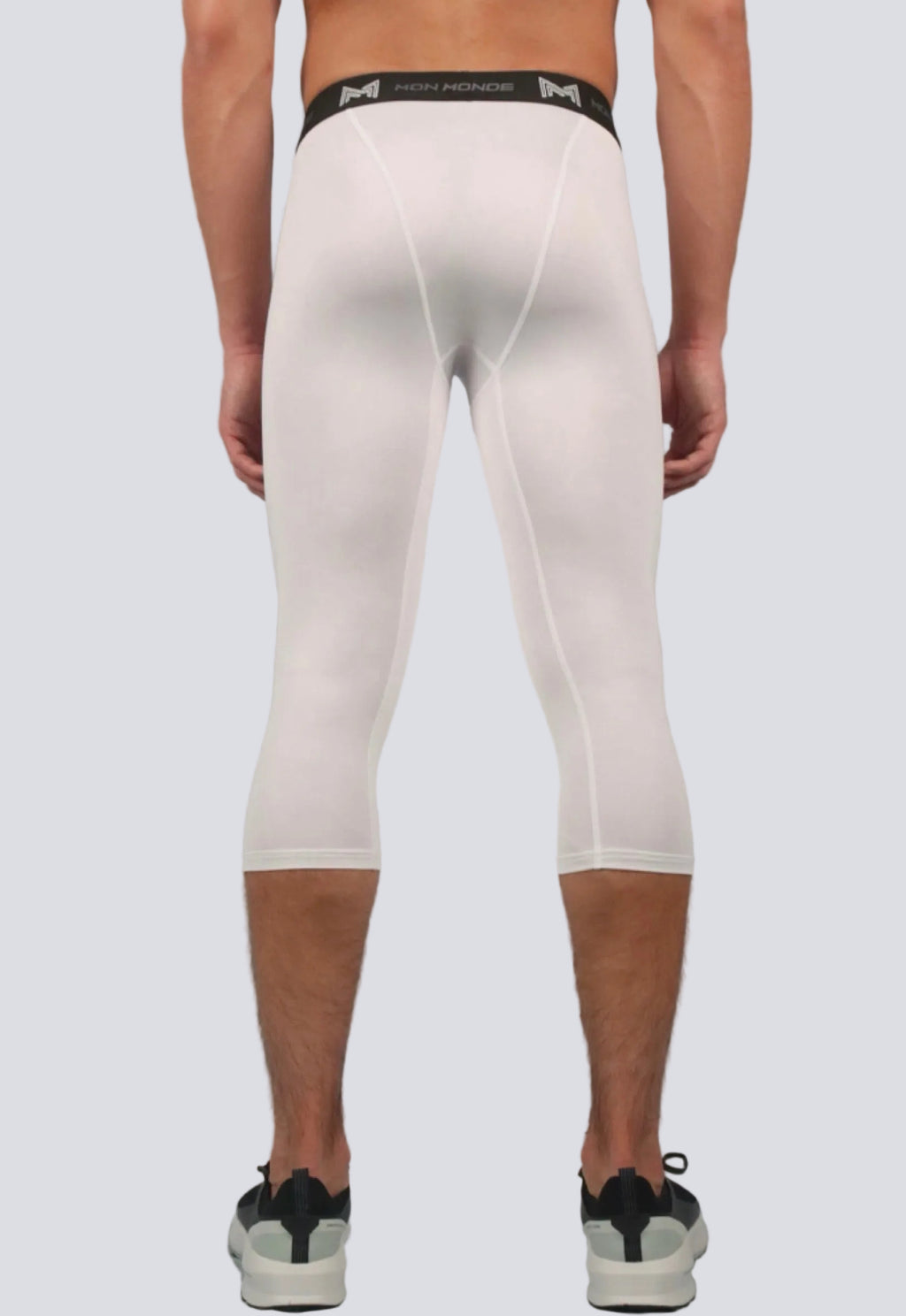 Dual Legs 3/4 Compression Leggings