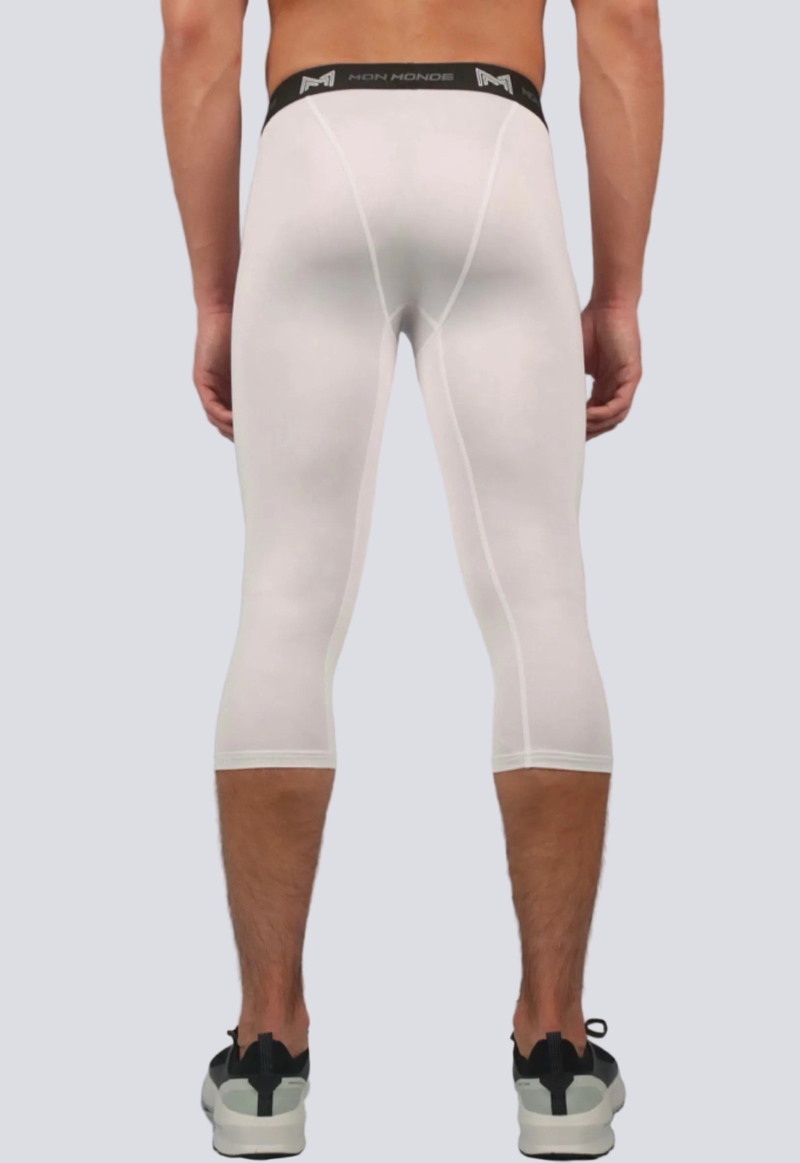 Dual Legs 3/4 Compression Leggings