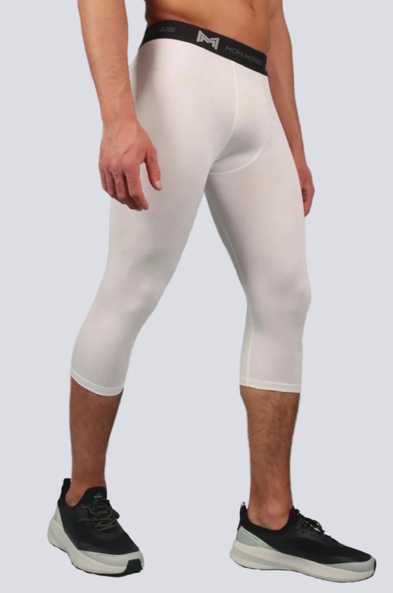 Dual Legs 3/4 Compression Leggings