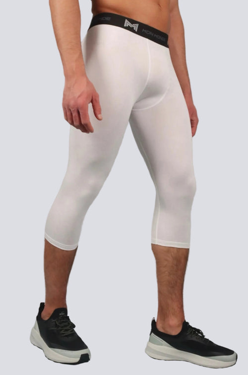 Dual Legs 3/4 Compression Leggings