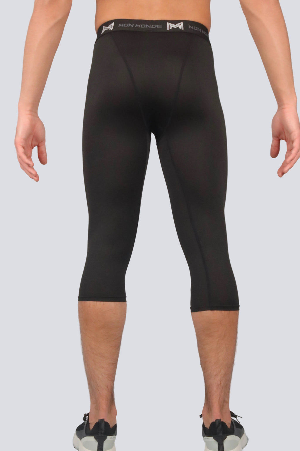 Dual Legs 3/4 Compression Leggings