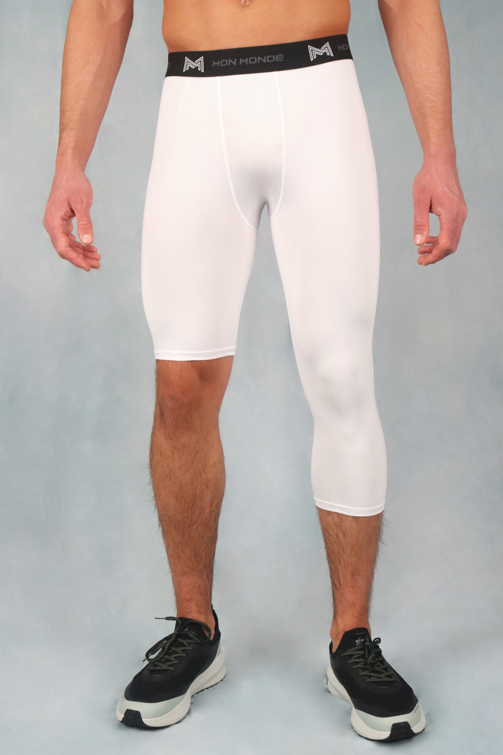 Asymmetrical Left Leg Compression Leggings