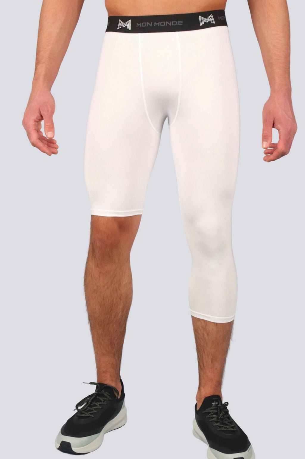 Asymmetrical Left Leg Compression Leggings