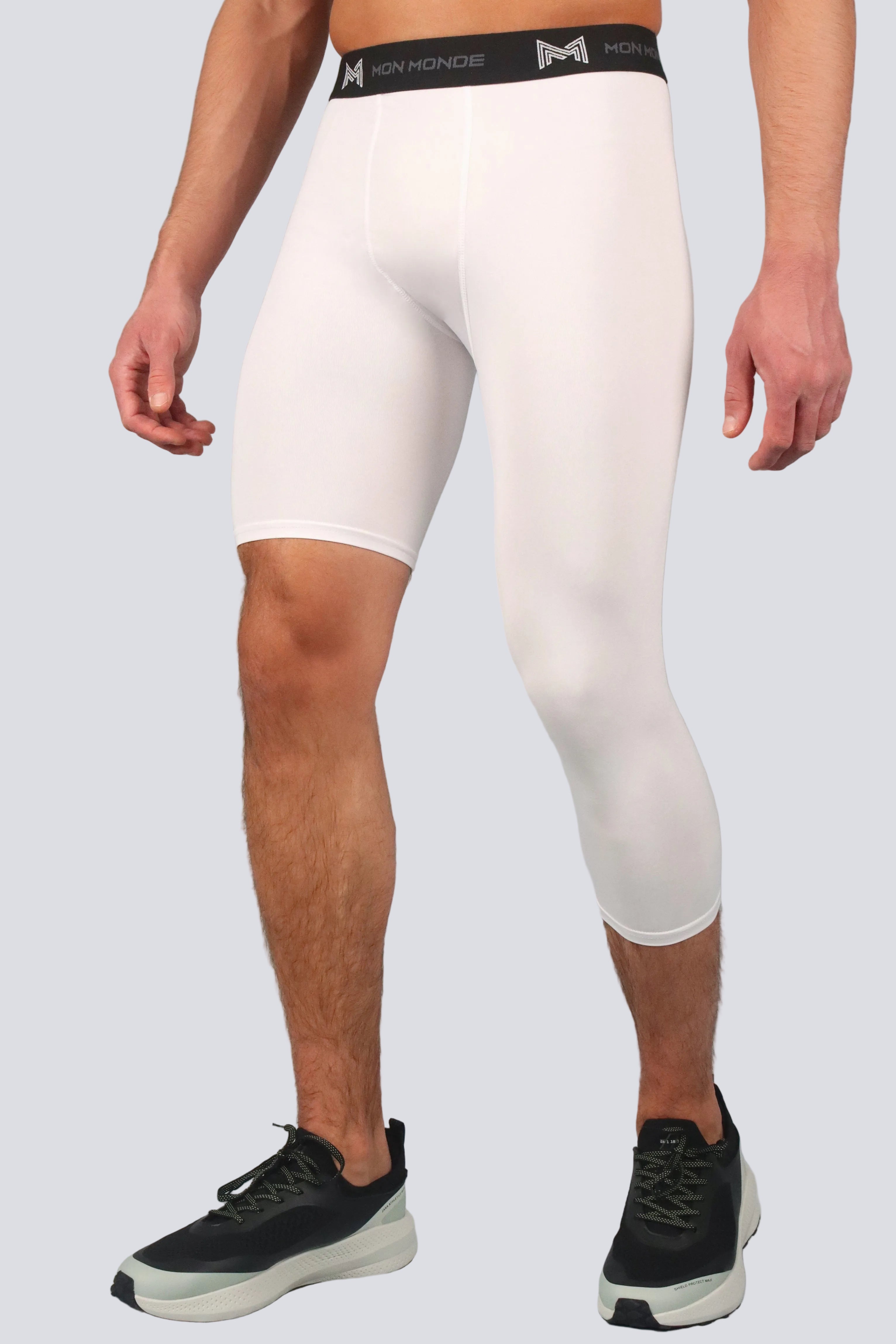 Asymmetrical Left Leg Compression Leggings