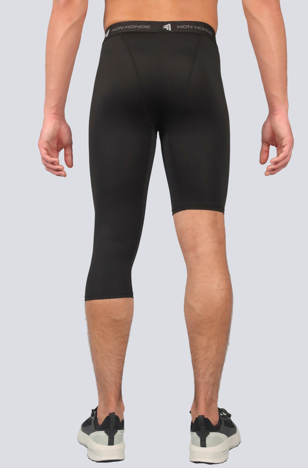 Asymmetrical Left Leg Compression Leggings