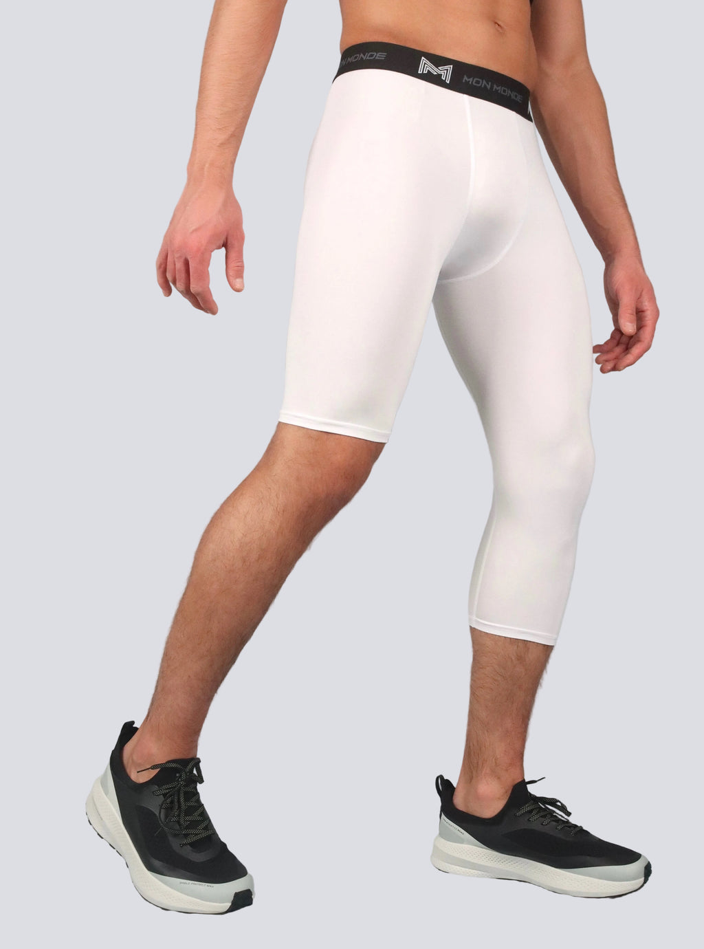 Asymmetrical Left Leg Compression Leggings