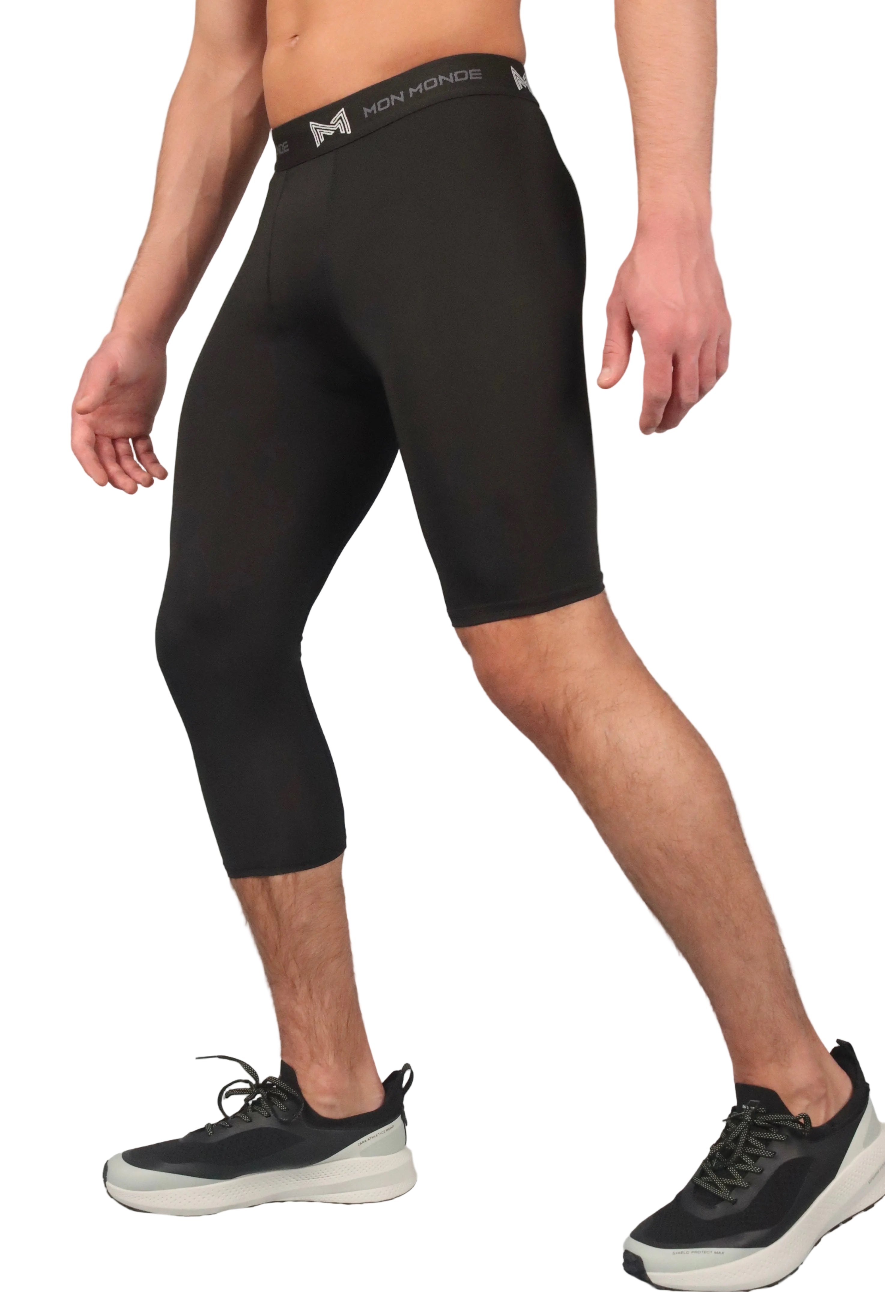 Asymmetrical Right Leg Compression Leggings