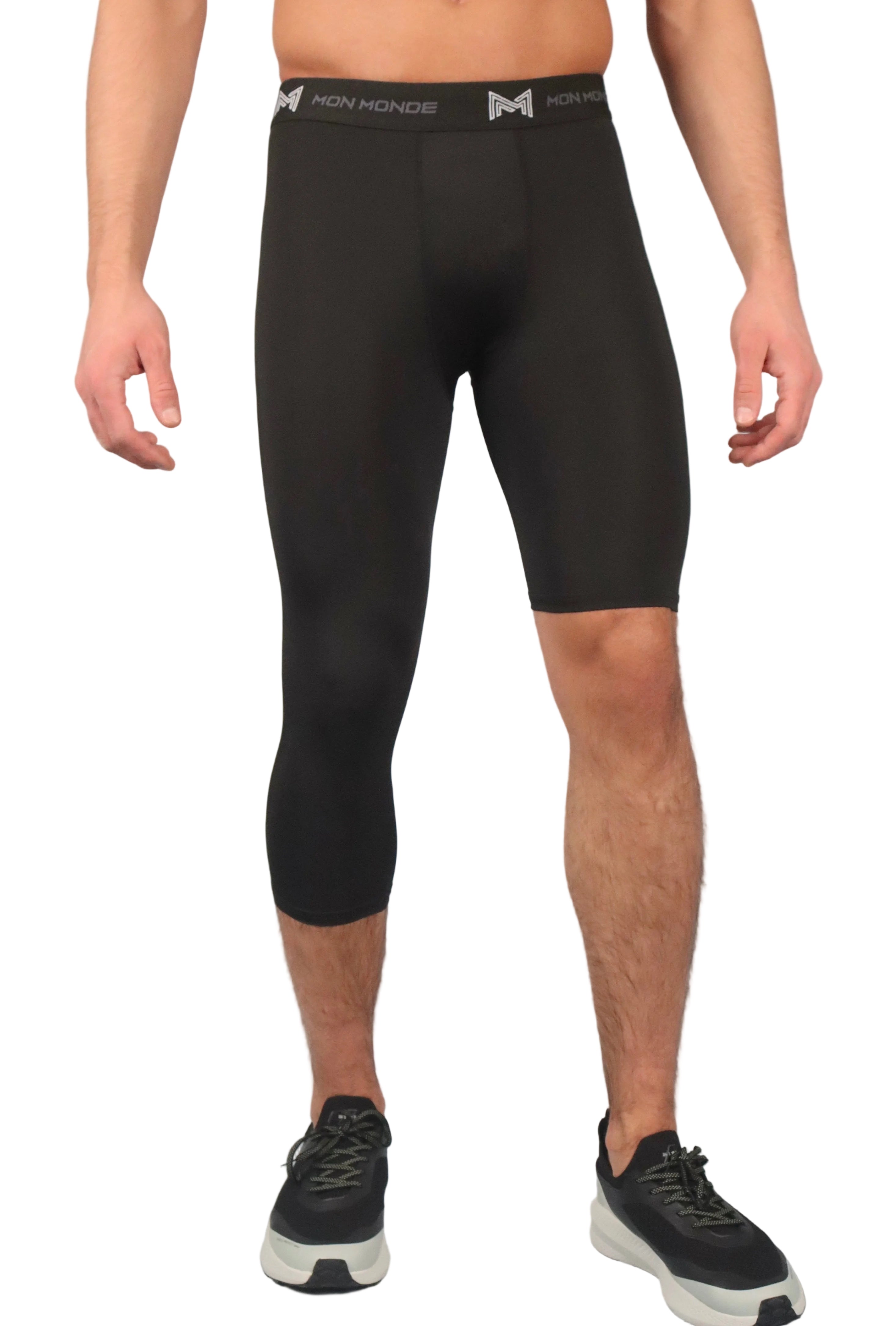 Asymmetrical Right Leg Compression Leggings